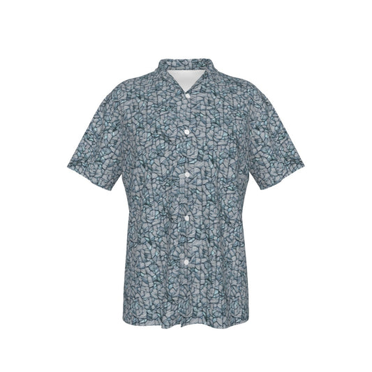 Pen & Ink -- Men's Hawaiian Shirt With Pocket