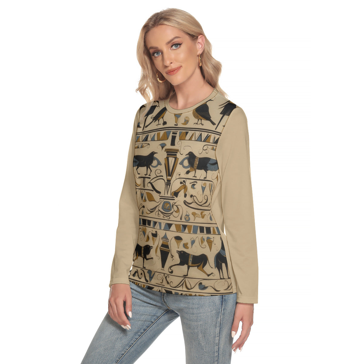 Fantasy Nile -- Women's O-neck Long Sleeve T-shirt