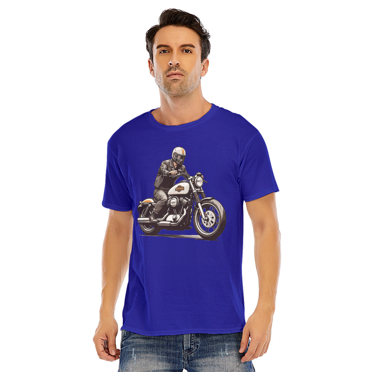 Motorcycle 107 --Unisex O-neck Short Sleeve T-shirt