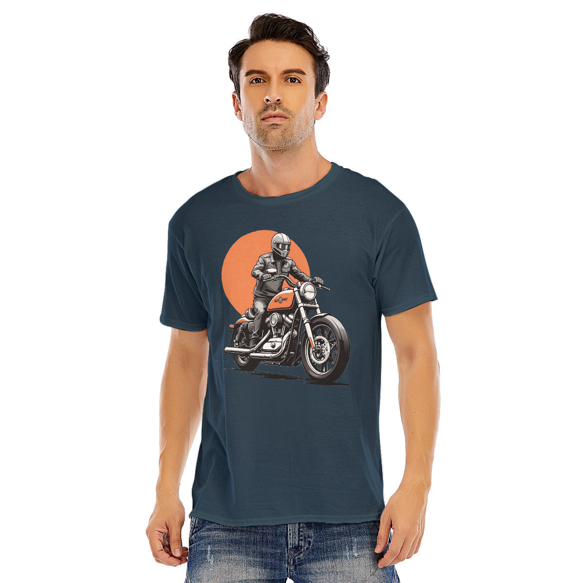 Motorcycle 106 -- Unisex O-neck Short Sleeve T-shirt