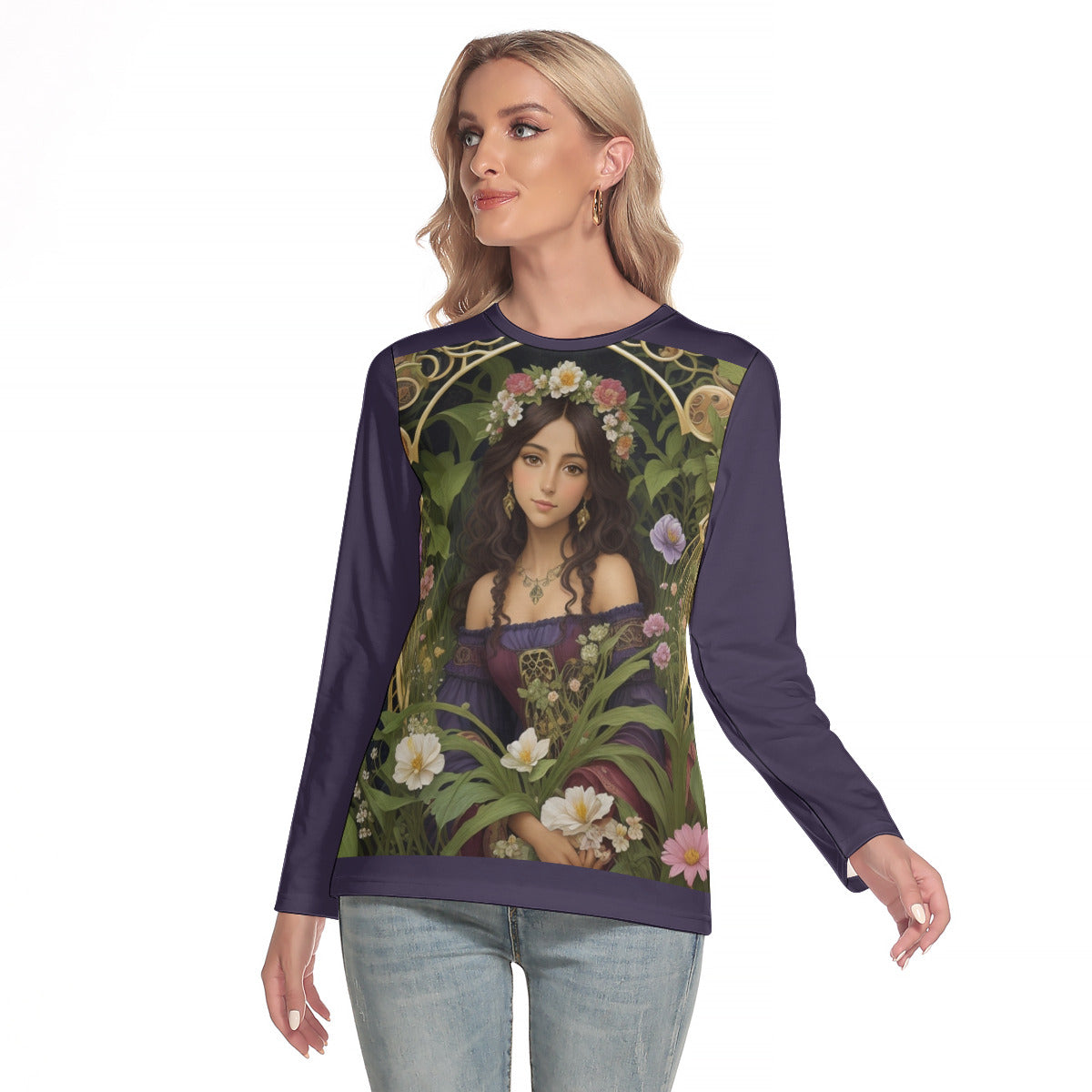 Fantasy Bride -- Women's O-neck Long Sleeve T-shirt