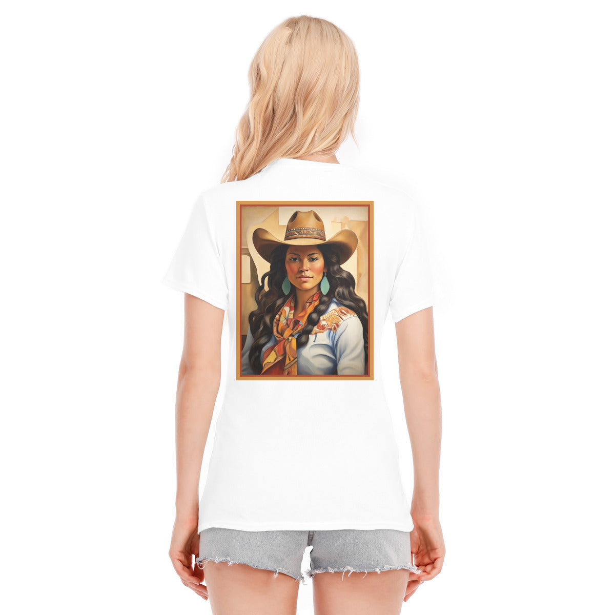 Cowgirl 104 -- Unisex O-neck Short Sleeve T-shirt