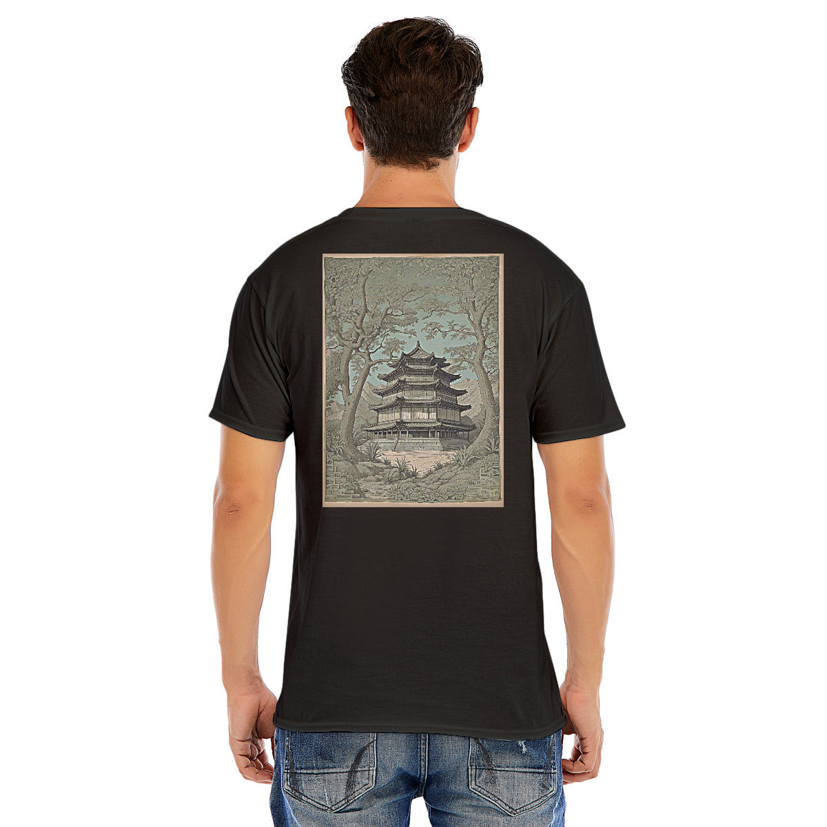 Pagoda 101 -- Unisex O-neck Short Sleeve T-shirt