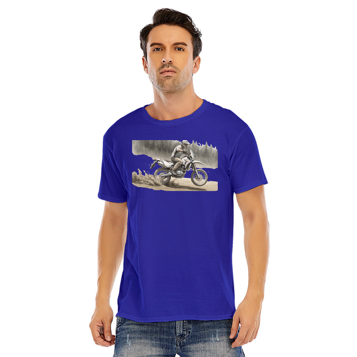 Motorcycle 120 -- Unisex O-neck Short Sleeve T-shirt