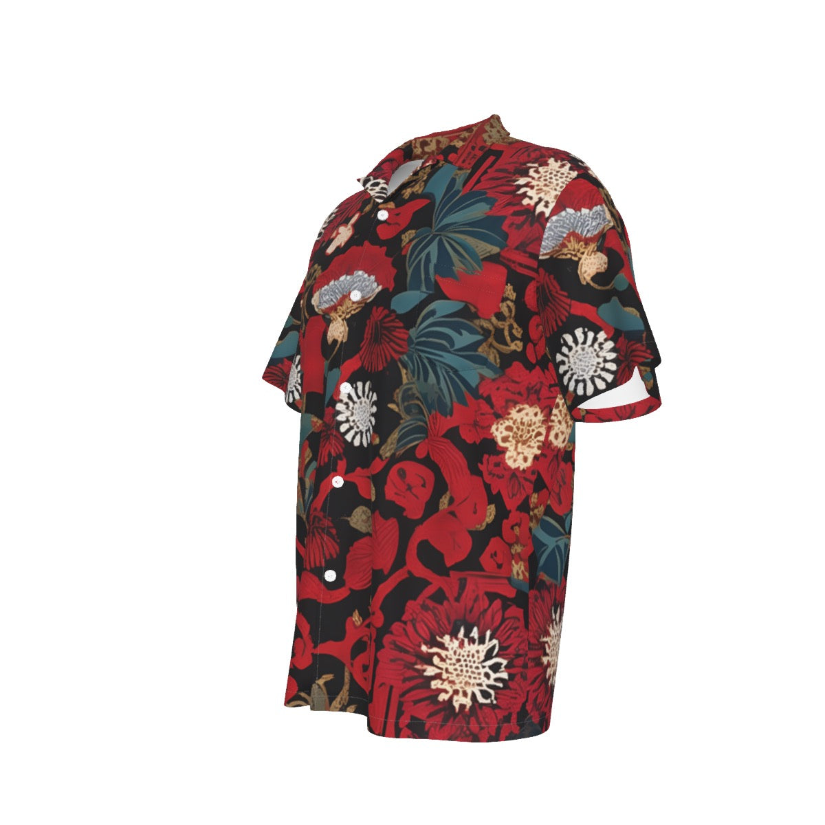 China -- Men's Hawaiian Shirt With Pocket