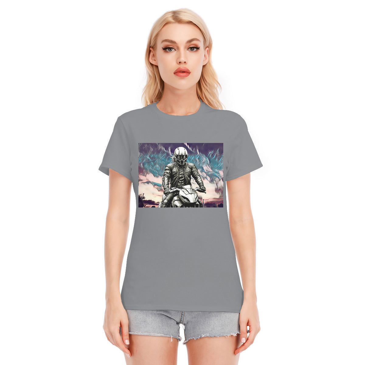 Motorcycle 131 -- Unisex O-neck Short Sleeve T-shirt