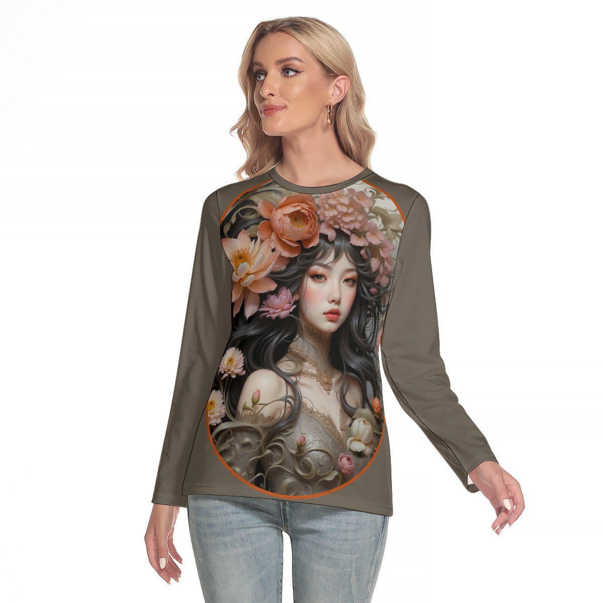 Fantasy Hide N Seek -- Women's O-neck Long Sleeve T-shirt