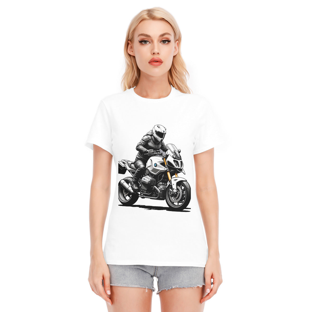 Motorcycle 105 --Unisex O-neck Short Sleeve T-shirt