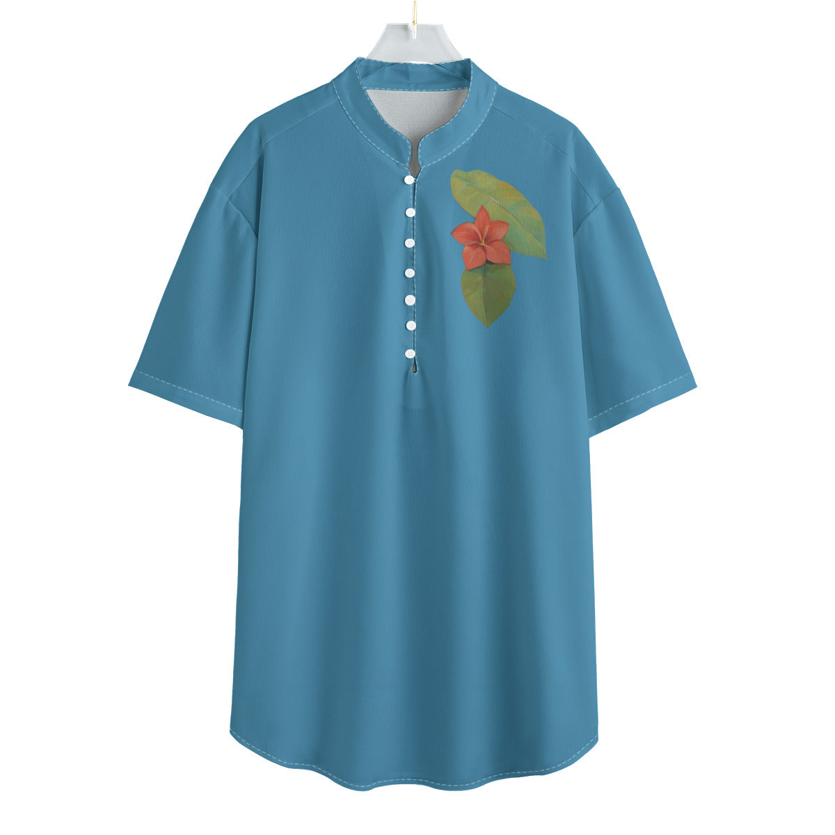 Tahiti 101 -- Men's Henley Short Sleeve Shirt