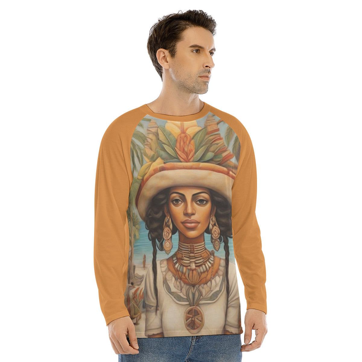 Isla Holbox 105 -- Men's Long Sleeve T-shirt With Raglan Sleeve