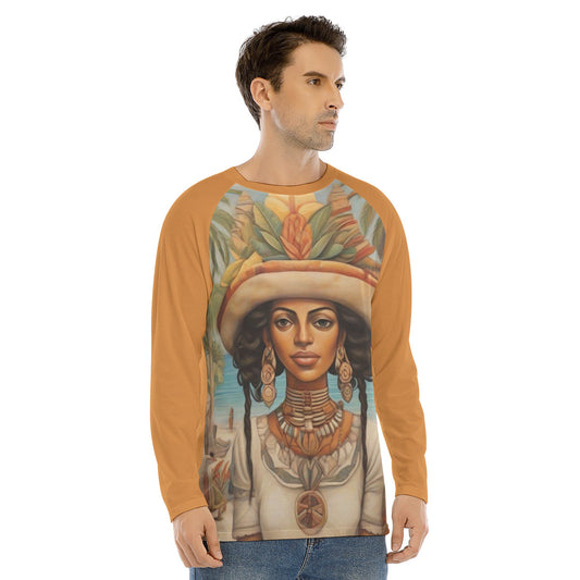 Isla Holbox 105 -- Men's Long Sleeve T-shirt With Raglan Sleeve