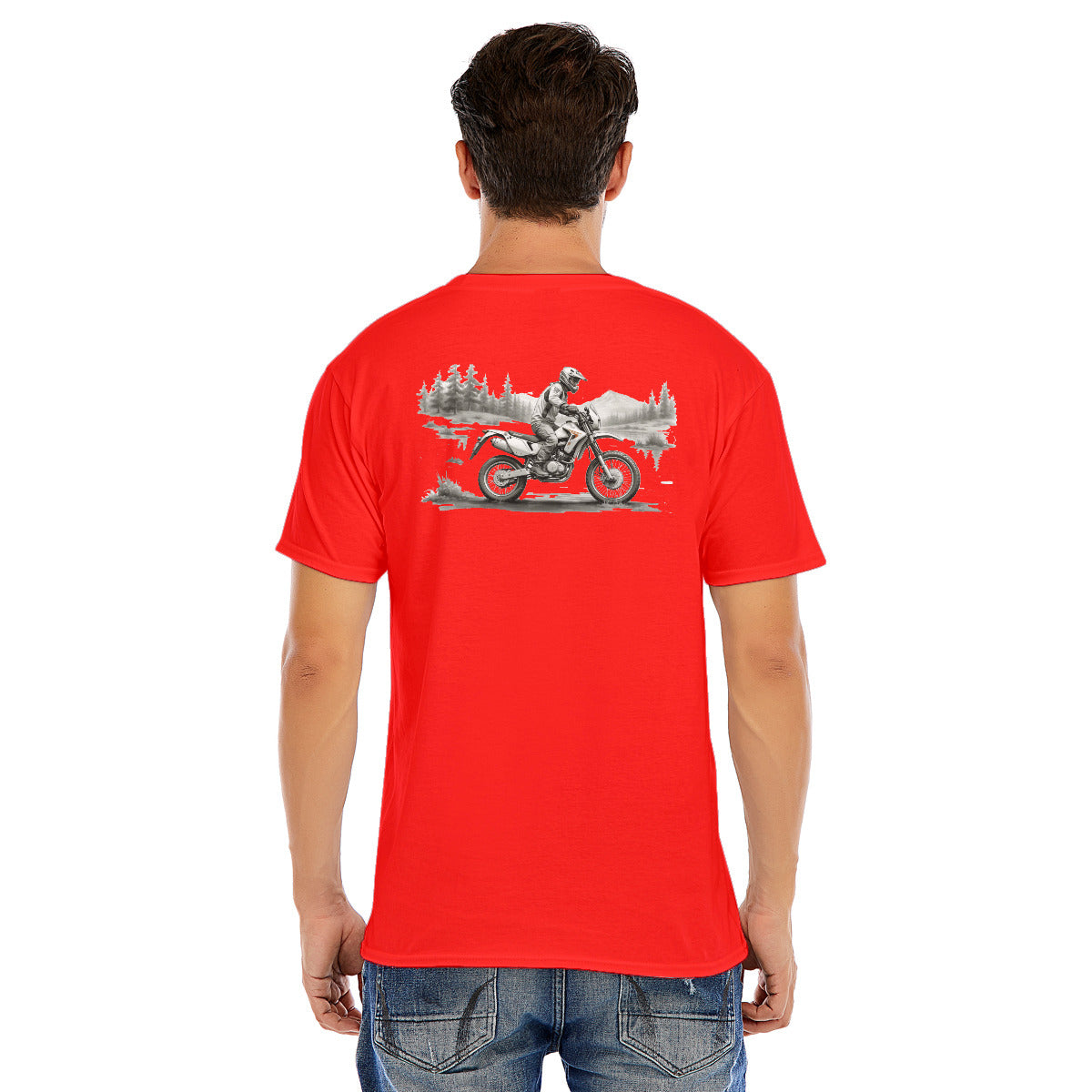 Motorcycle 121 -- Unisex O-neck Short Sleeve T-shirt