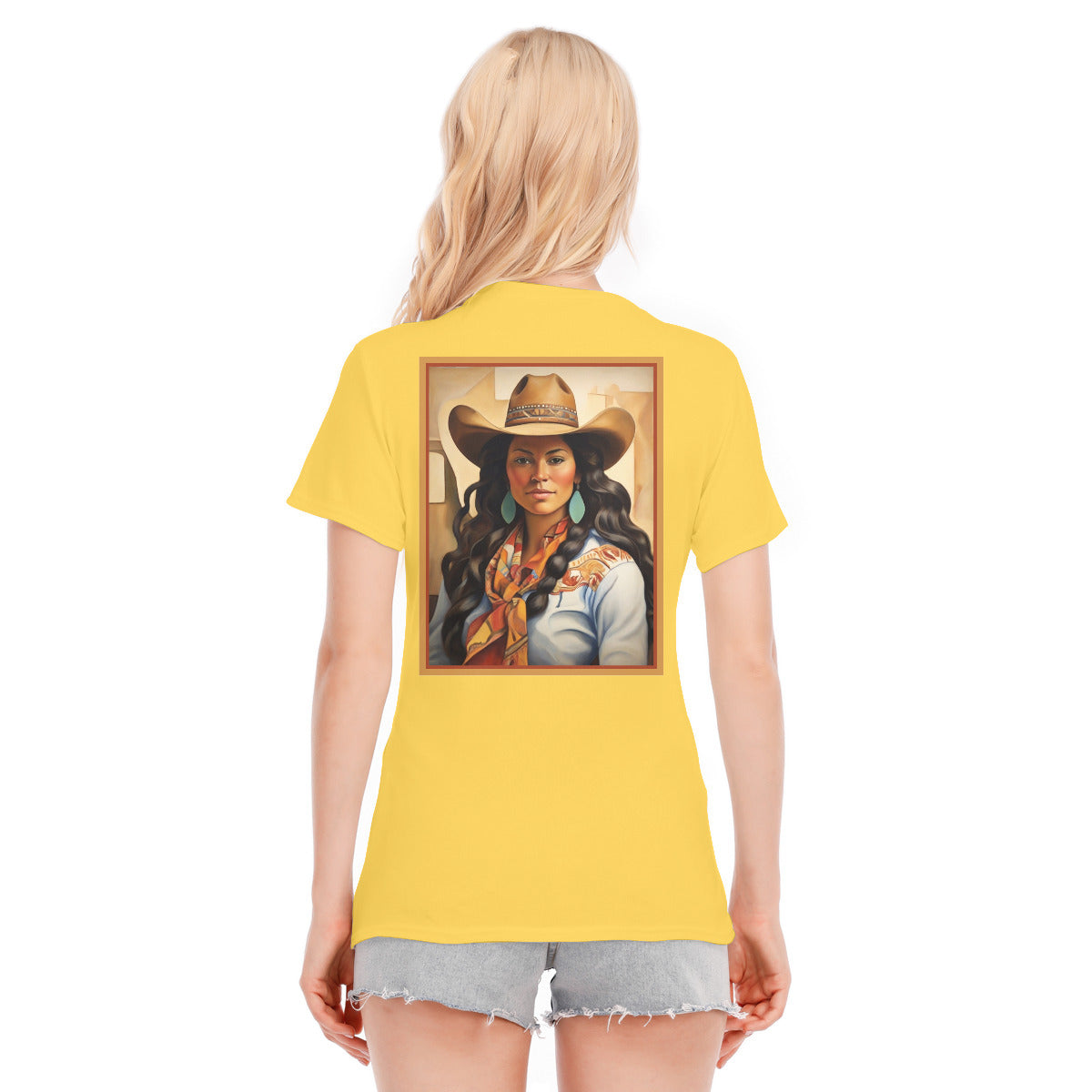 Cowgirl 104 -- Unisex O-neck Short Sleeve T-shirt