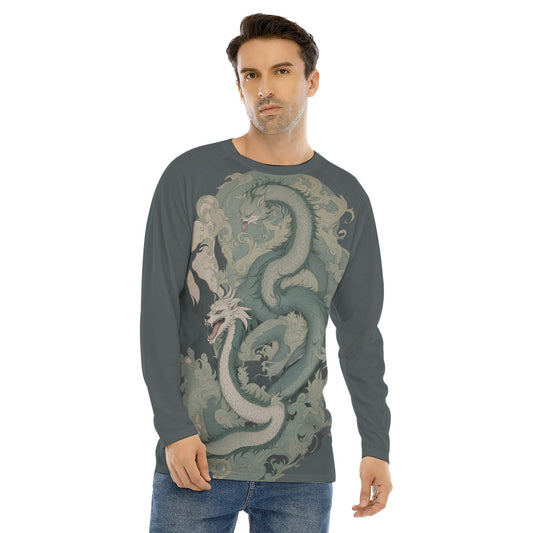 Dragon 105a -- Men's Long Sleeve T-shirt With Raglan Sleeve