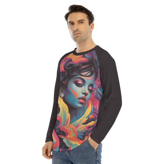 Rave 105 -- Men's Long Sleeve T-shirt With Raglan Sleeve