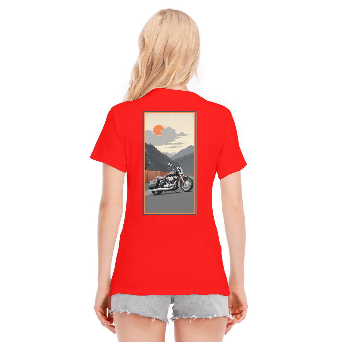 Motorcycle 112 -- Unisex O-neck Short Sleeve T-shirt