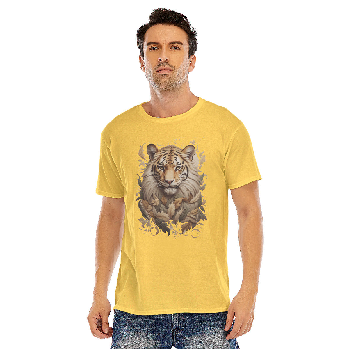 Tiger 104a -- Unisex O-neck Short Sleeve T-shirt