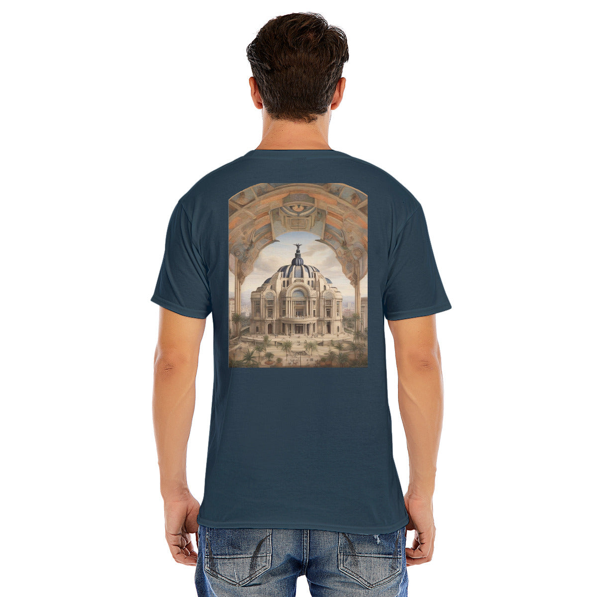 Palacio de Bellas Artes 101 -- Unisex O-neck Short Sleeve T-shirt