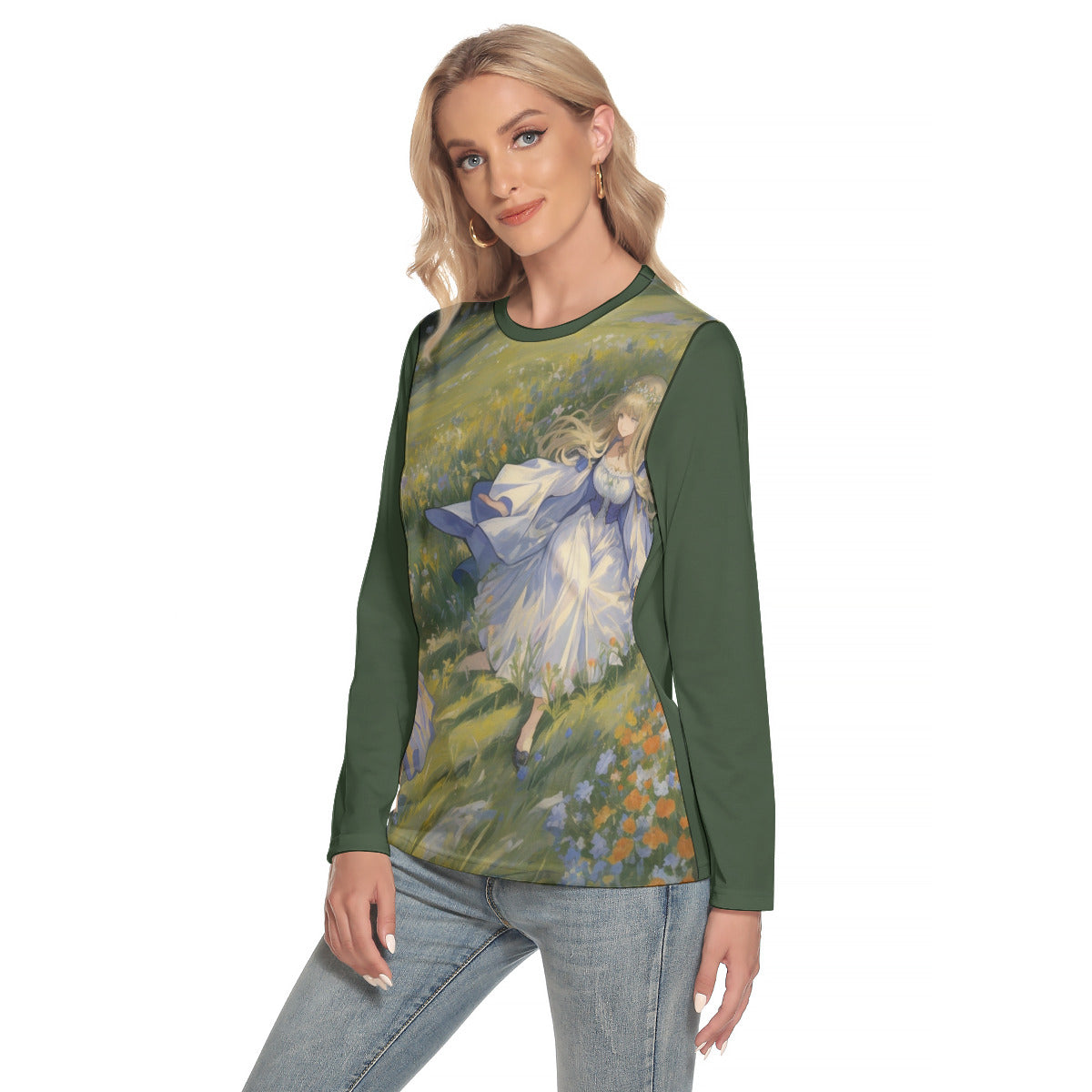 Fantasy 147a -- Women's O-neck Long Sleeve T-shirt