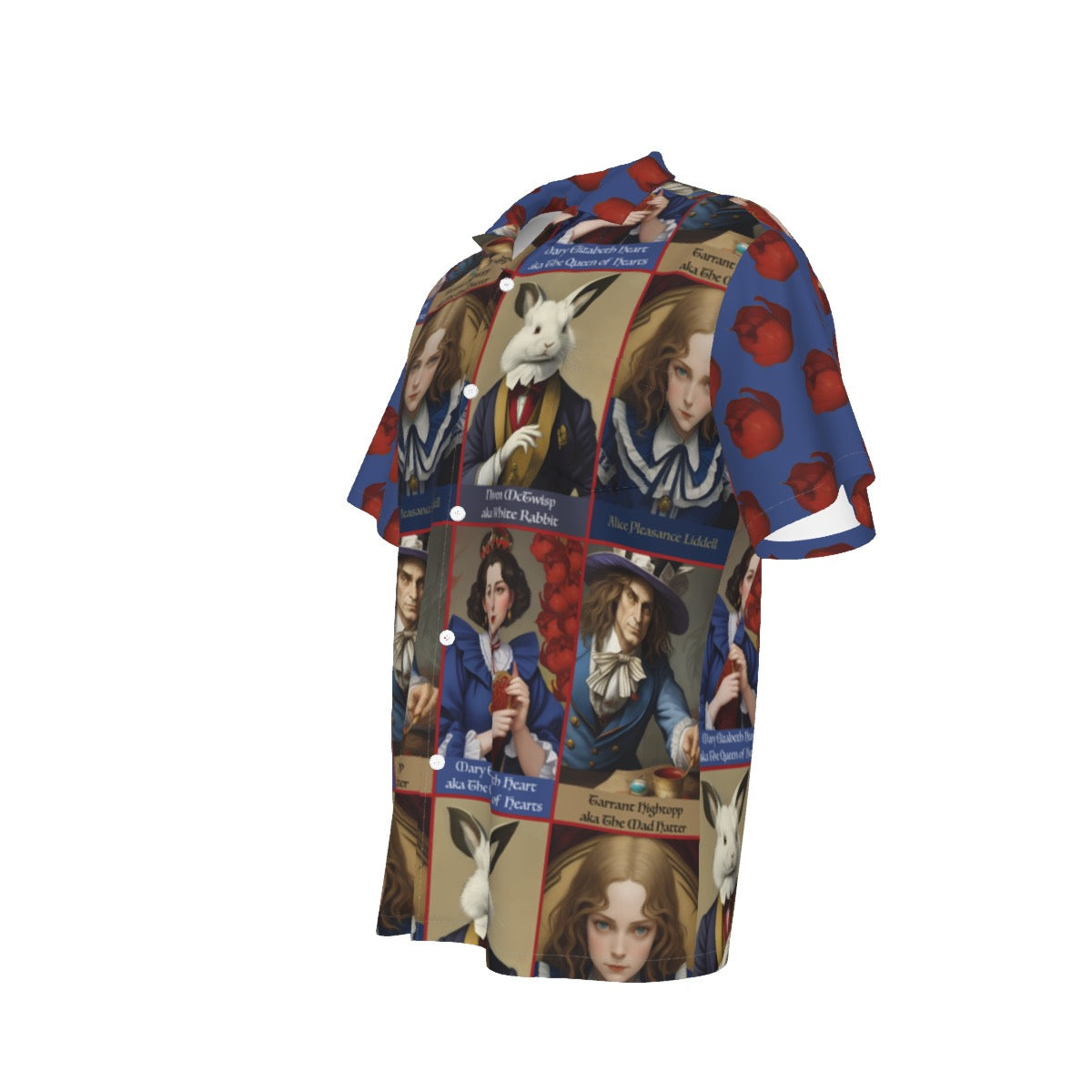 Wonderland -- Men's Hawaiian Shirt With Pocket