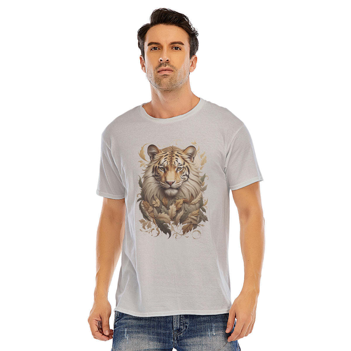 Tiger 104a -- Unisex O-neck Short Sleeve T-shirt