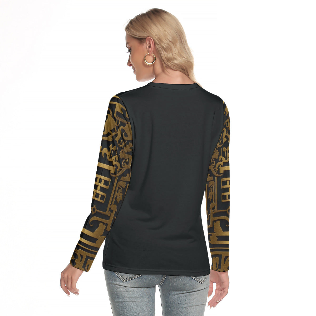 Greek Isle 101 -- Women's O-neck Long Sleeve T-shirt