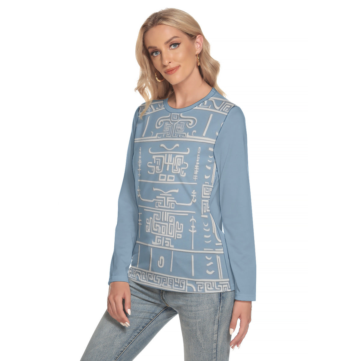 Greek Fantasy -- Women's O-neck Long Sleeve T-shirt