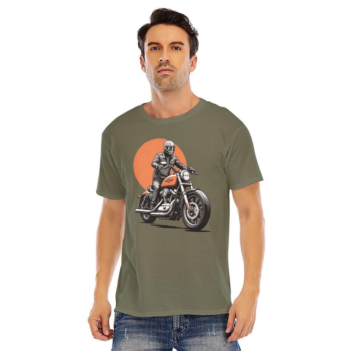 Motorcycle 106 -- Unisex O-neck Short Sleeve T-shirt